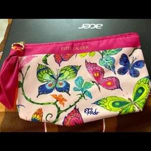 Brand New!Estee Lauder Trousseau Beautiful Bag By Designer R.Toledo in PinkBase